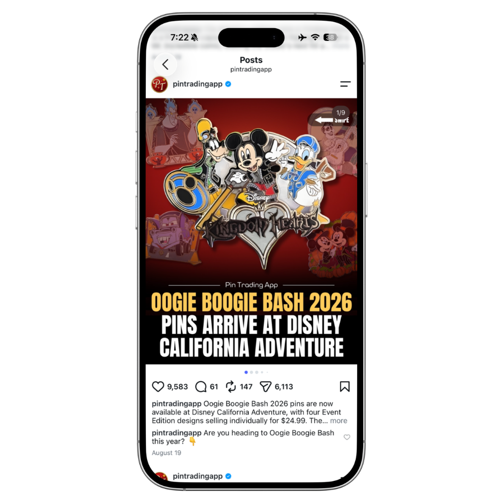 Pin Trading App post