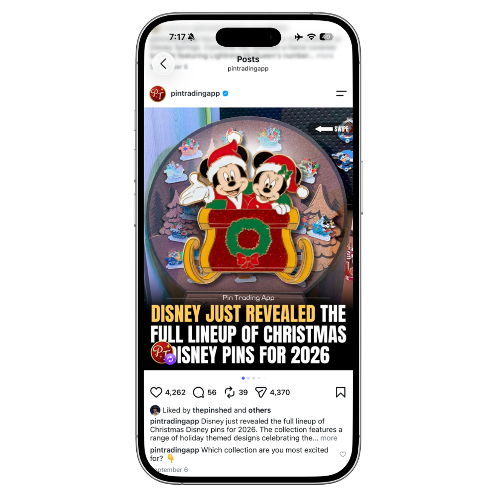 Pin Trading App post